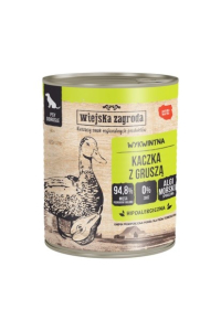 Obrázok pre WIEJSKA ZAGRODA Duck with pear - vlhké krmivo pro psy - 800g