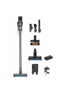 Obrázok pre Samsung VS20C852CTN 2-in-1 stick vacuum Baterie Suchý Bezsáčkové 580 W Černá, Chrom, Zelená, Dřevo