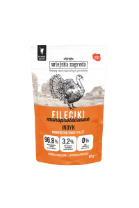 Obrázok pre WIEJSKA ZAGRODA Monoproteinové filetky Krůta – mokré krmivo pro kočky – 85 g