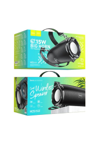 Obrázok pre HOCO HC5 Cool Enjoy Přenosný reproduktor Blutooth/ FM/ TF karta/ paměťové zařízení USB/ AUX 2 x 15 W Černá
