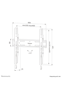 Obrázok pre Neomounts WL30S-850BL14 Držák na TV 190,5 cm (75