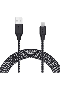 Obrázok pre KABEL AUKEY USB-A - MICROUSB 2.0, QC 12W, 2M