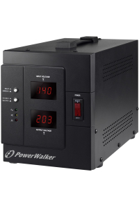 Obrázok pre PowerWalker AVR 3000 SIV FR regulátor napětí 1 AC zásuvky / AC zásuvek 110-280 V Černá