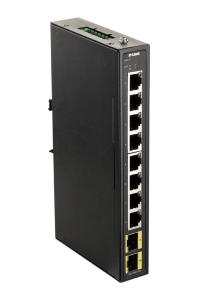 Obrázok pre D-Link DIS-100G-10S síťový přepínač Nespravované Gigabit Ethernet (10/100/1000) DIN rail Černá