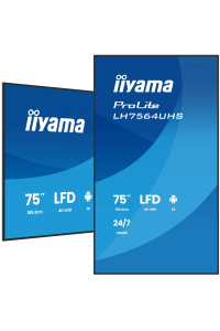 Obrázok pre iiyama LH7564UHS-B1AG sdělovací displej Plochá digitální tabule 190,5 cm (75