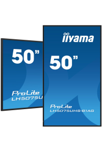 Obrázok pre iiyama LH5075UHS-B1AG sdělovací displej Plochá digitální tabule 125,7 cm (49.5