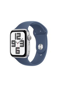 Obrázok pre Apple Watch SE OLED 44 mm Digitální 368 x 448 px Dotyková obrazovka Stříbrná Wi-Fi GPS