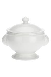 Obrázok pre Soup vase with lid Chimera lion - White, 3 ltr