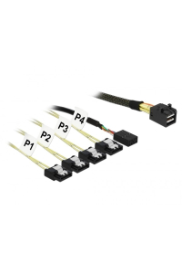Obrázok pre DeLOCK 85732 kabel pro sériové SCSI (SAS) 1 m Černá, Zelená