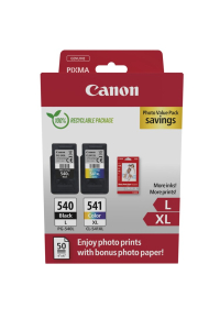 Obrázok pre Canon 5224B012 inkoustová náplň 2 kusů Originální Černá, Azurová, Purpurová, Žlutá