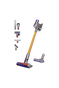 Dyson V8 Absolute Tyčový vysavač 2 v 1 Baterie Suchý Bezsáčkové Stříbrná, Žlutá Obrázok pre Dyson V8 Absolute Tyčový vysavač 2 v 1 Baterie Suchý Bezsáčkové Stříbrná, Žlutá