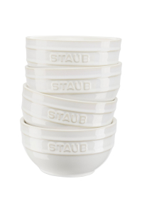 Obrázok pre Set of 4 Staub round bowls - 14 cm, Ivory