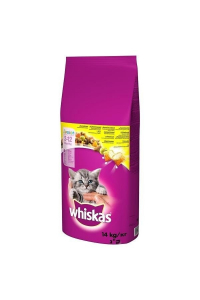 Obrázok pre WHISKAS Junior s kuřecím masem - suché krmivo pro kočky - 14kg