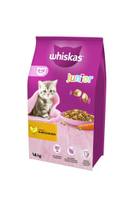 Obrázok pre WHISKAS Junior with chicken - suché krmivo pro kočky - 14kg