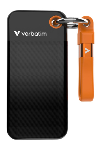 Obrázok pre Verbatim Pocket SSD 2 TB USB typu C 3.2 Gen 2 (3.1 Gen 2) Černá, Oranžová