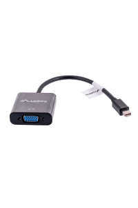 Obrázok pre Lanberg AD-0006-BK adaptér k video kabelům 0,2 m VGA (D-Sub) Mini DisplayPort Černá