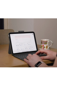 Obrázok pre Logitech 920-011435 klávesnice pro mobilní zařízení QWERTZ Německý Smart Connector Šedá