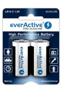 Obrázok pre EverActive Pro Alkalické baterie LR14 C - blistr 2 kusy