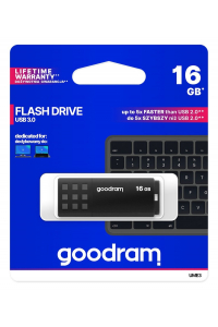 Obrázok pre Goodram UME3 16 GB USB Type-A 3.0 (3.1 Gen 1) paměťová karta černá