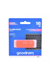 Obrázok pre Goodram UME3-0160O0R1 USB paměť 16 GB USB Typ-A 3.2 Gen 1 (3.1 Gen 1) Oranžová
