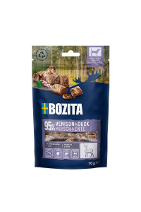 Obrázok pre BOZITA Meaty bites Venison and duck - pamlsek pro psa - 70g
