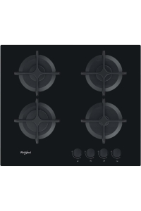 Obrázok pre Whirlpool AKT 616/NB Černá Vestavěné 60 cm Plynový 4 zóna/zón