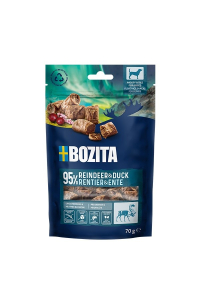 Obrázok pre BOZITA Meaty bites Reindeer and duck - pamlsek pro psa - 70g