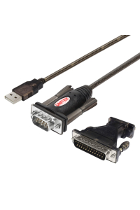 Obrázok pre UNITEK Y-105A sériový kabel Černá 1,5 m USB Typ-A DB-9