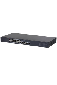 Obrázok pre Dahua Technology CS4220-16GT-240 Řízený L2 Gigabit Ethernet (10/100/1000) Podpora napájení po Ethernetu (PoE) Černá