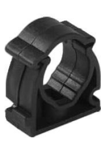 Obrázok pre Lockable Pipe Holder BLACK CUZE-16 (PACK OF 100pcs)