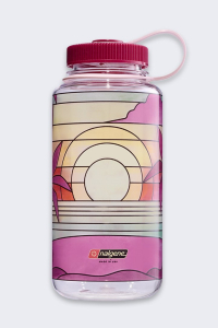 Obrázok pre Butelka turystyczna Nalgene Wide Mouth 32 oz (1000ml) - clear stained glass sunset