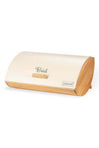 Obrázok pre Maestro MR-1775-IVORY nádoba na chléb Další Slonovinová, Dřevo Bamboo, Kov