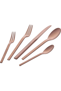 Obrázok pre 30-piece matte cutlery set Rose Gold