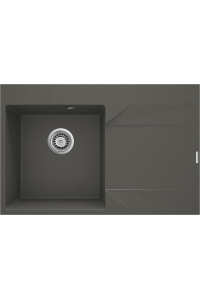 Obrázok pre Granite single-bowl sink with drainer - right