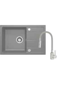 Obrázok pre Granite sink with flexible spout faucet