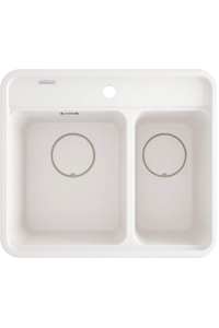 Obrázok pre Granite sink with 1.5 bowls