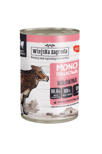 Obrázok pre WIEJSKA ZAGRODA Monoprotein beef - mokré krmivo pro kočky - 400g