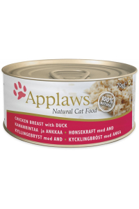 Obrázok pre APPLAWS Natural Cat Food Chicken breast with duck - mokré krmivo pro kočky - 70g
