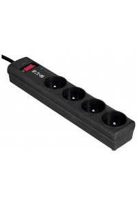 Obrázok pre Eaton PS4F přepěťová ochrana Černá, Bílá 4 AC zásuvky / AC zásuvek 220 - 250 V 1 m