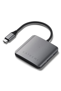 Obrázok pre Satechi ST-H4CPDM rozbočovač rozhraní USB typu C 10000 Mbit/s Šedá