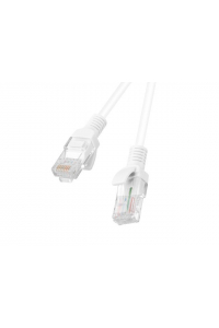 Obrázok pre Lanberg PCU5-10CC-0300-W síťový kabel Bílá 3 m Cat5e U/UTP (UTP)