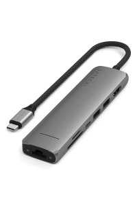 Obrázok pre Satechi ST-P7SM rozbočovač rozhraní USB typu C 10000 Mbit/s Šedá