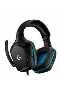 Obrázok pre Logitech G G432 Sluchátka s mikrofonem Kabel Přes hlavu Hraní Černá, Modrá