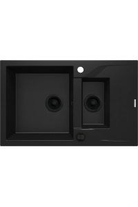 1.5-bowl granite sink with drainer Obrázok pre 1.5-bowl granite sink with drainer
