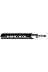 Obrázok pre Photovoltaic cable // MG Wires // 1x4mm2, 0,6/1kV black H1Z2Z2-K-4mm2 BK, spool 500m
