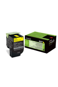 Lexmark 802Y tonerová náplň 1 kusů Originální Žlutá Obrázok pre Lexmark 802Y tonerová náplň 1 kusů Originální Žlutá