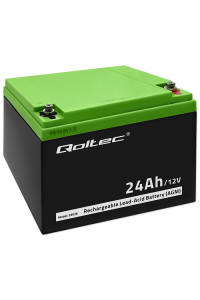 Obrázok pre Qoltec 53036 Baterie AGM | 12V | 24Ah