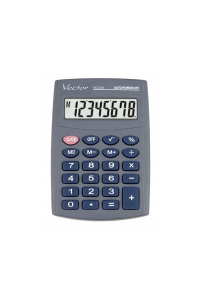 Obrázok pre Vector Kapesní kalkulačka KAV VC-210III, 8místná, 64x98,5mm, šedá