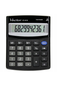 Obrázok pre Vector Kancelářská kalkulačka VC-810 černá
