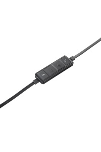 Obrázok pre Logitech 981-000519 sluchátka / náhlavní souprava Sluchátka s mikrofonem Kabel Přes hlavu Kancelář / call centrum USB Typ-A Černá, Stříbrná